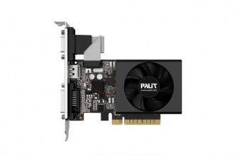Видеокарта Palit PCI-E PA-GT710-2GD3H NVIDIA GeForce GT 710 2048Mb 64 DDR3 954/1600 DVIx1 HDMIx1 CRTx1 HDCP Ret от магазина РЭССИ