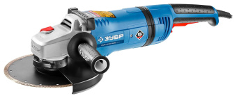 Углошлифовальная машина Зубр УШМ-П230-2600 П 2600Вт 6600об/мин рез.шпин.:M14 d=230мм от магазина РЭССИ