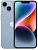 Смартфон Apple A2882 iPhone 14 128Gb 6Gb голубой моноблок 3G 4G 2Sim 6.1" 1170x2532 iOS 16 12Mpix 802.11 a/b/g/n/ac/ax NFC GPS GSM900/1800 GSM1900 TouchSc Protect от магазина РЭССИ