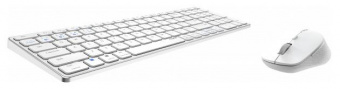 Клавиатура + мышь Rapoo 9700M WHITE клав:белый мышь:белый USB беспроводная Bluetooth/Радио slim Multimedia (14522) от магазина РЭССИ