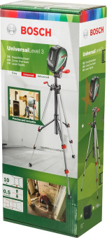 Нивелир лазерн. Bosch UniversalLevel 3 Set 2кл.лаз. 650нм цв.луч. красный 3луч. (0603663901) от магазина РЭССИ