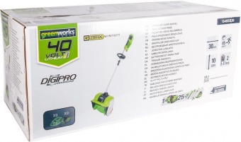 Снегоуборщик электр. Greenworks GD40SSK4 от магазина РЭССИ