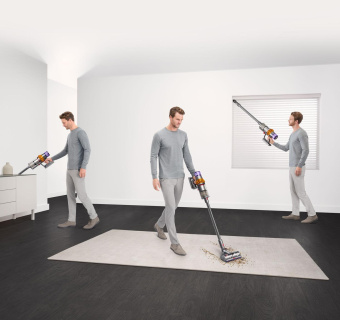 Пылесос Dyson V15 Detect Absolute (SV47) 660Вт желтый/никель от магазина РЭССИ