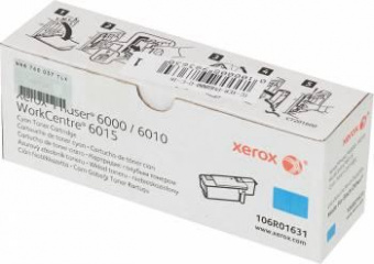 Картридж лазерный Xerox 106R01631 голубой (1000стр.) для Xerox Ph 6000/6010N/WC 6015 от магазина РЭССИ