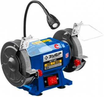 Электроточило Зубр ПСТ-125 200Вт 2950об/мин d=125мм t=20мм от магазина РЭССИ