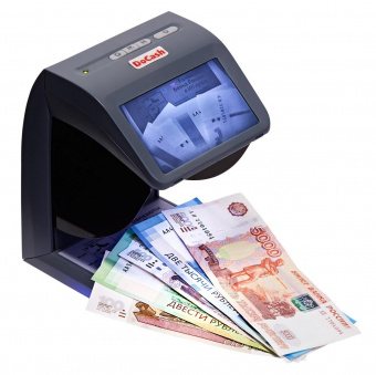 Детектор банкнот DoCash mini IR/UV/AS 10658 просмотровый мультивалюта от магазина РЭССИ