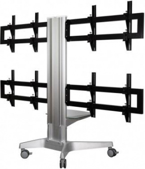 Подставка для телевизора Arm Media PT-STAND-16 серебристый 26"-55" макс.120кг напольный фиксированный от магазина РЭССИ