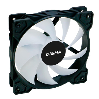 Вентилятор Digma DFAN-FRGB1 120x120x25mm 3-pin 4-pin (Molex)23dB 125gr LED Ret от магазина РЭССИ