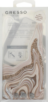 Чехол (клип-кейс) Gresso для Samsung Galaxy A02 Air прозрачный/золотистый (GR17AAAE9180) от магазина РЭССИ