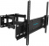 Картинка Кронштейн для телевизора Kromax PIXIS-XL-2 черный 40"-90" макс.50кг настенный поворот и наклон от магазина РЭССИ Кронштейн для телевизора Kromax PIXIS-XL-2 черный 40"-90" макс.50кг настенный поворот и наклон от магазина РЭССИ