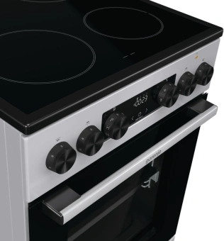 Плита Электрическая Gorenje GEC5C41SG серый стеклокерамика (без крышки) от магазина РЭССИ
