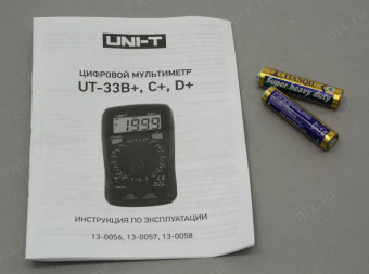 Портативный мультиметр UNI-T UT33D+ 13-0058 от магазина РЭССИ
