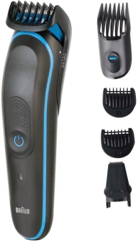 Триммер Braun MGK3245 черный/голубой (насадок в компл:5шт) от магазина РЭССИ