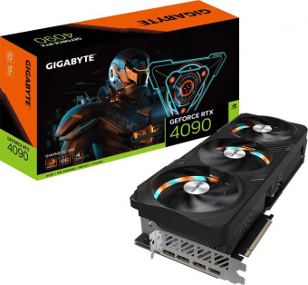 Видеокарта Gigabyte PCI-E 4.0 GV-N4090GAMING OC-24GD NVIDIA GeForce RTX 4090 24576Mb 384 GDDR6X 2535/21000 HDMIx1 DPx3 HDCP Ret от магазина РЭССИ