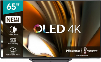 Телевизор OLED Hisense 65" 65A85H черный 4K Ultra HD 120Hz DVB-T DVB-T2 DVB-C DVB-S DVB-S2 USB WiFi Smart TV (RUS) от магазина РЭССИ