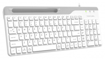 Клавиатура A4Tech Fstyler FK25 белый/серый USB slim от магазина РЭССИ