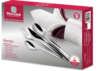 Набор столовых приборов Rondell Kerstin RD-245 набор из 24предм. стальной от магазина РЭССИ