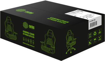 Кресло игровое Cactus CS-CHR-130-M черный эко.кожа с подголов. крестов. черный от магазина РЭССИ