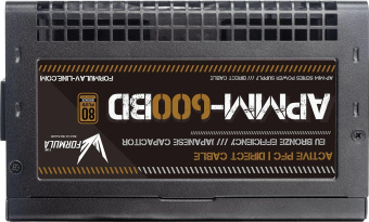 Блок питания Formula ATX 600W APMM-600BD 80+ bronze (20+4pin) APFC 120mm fan 5xSATA RTL от магазина РЭССИ