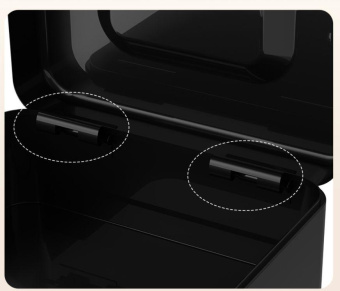 Ящик для денег Deli ET500 90x200x160 черный металл 1.2кг от магазина РЭССИ