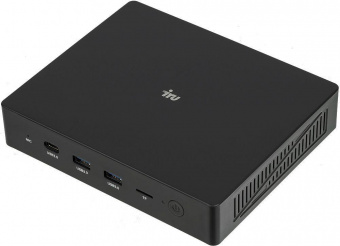 Неттоп IRU 110PGL Cel J4125 (2) 4Gb SSD128Gb UHDG 600 CR Free DOS GbitEth WiFi BT черный от магазина РЭССИ