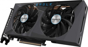 Видеокарта Gigabyte PCI-E 4.0 GV-N3060EAGLE OC-12GD 2.0 LHR NVIDIA GeForce RTX 3060 12288Mb 192 GDDR6 1807/15000 HDMIx2 DPx2 HDCP Ret от магазина РЭССИ
