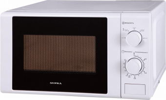 Микроволновая Печь Supra 20MW66 20л. 700Вт белый/черный от магазина РЭССИ