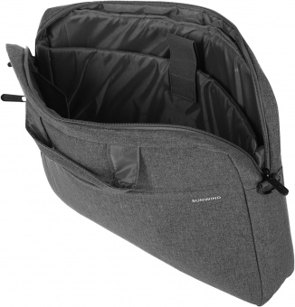 Сумка для ноутбука 15.6" SunWind SWG15A06GY серый нейлон от магазина РЭССИ