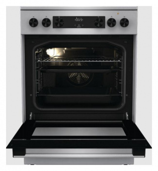 Плита Электрическая Gorenje GECS6C70XC нержавеющая сталь стеклокерамика (без крышки) от магазина РЭССИ