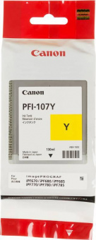 Картридж струйный Canon PFI-107Y 6708B001 желтый (130мл) для Canon iP F680/685/780/785 от магазина РЭССИ