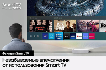 Проектор Samsung LSP9T DLP 2800Lm ANSI (3840x2160) 2000000:1 ресурс лампы:20000часов 1xUSB typeA 3xHDMI 11.5кг от магазина РЭССИ