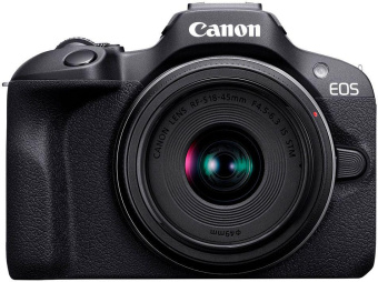 Фотоаппарат Canon EOS R100 черный 24.1Mpix 3" 1080p WiFi RF-S 18-45mm f/4.5-6.3 IS STM LP-E17 от магазина РЭССИ
