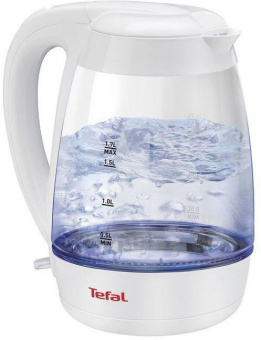 Чайник электрический Tefal KO450132 1.7л. 2200Вт белый (корпус: пластик/стекло) от магазина РЭССИ