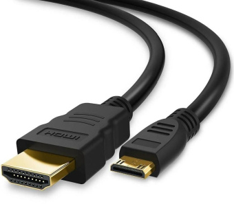 Кабель-переходник аудио-видео Premier 5-845 mini-HDMI (m)/HDMI (m) 1м. позолоч.конт. черный (5-845 1.0) от магазина РЭССИ