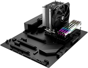 Устройство охлаждения(кулер) ID-Cooling SE-213V2 Soc-AM4/1151/1200 4-pin 16-20dB Al+Cu 130W 450gr Ret от магазина РЭССИ