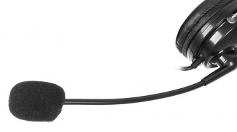 Наушники с микрофоном A4Tech HS-7P черный 2.5м накладные оголовье от магазина РЭССИ