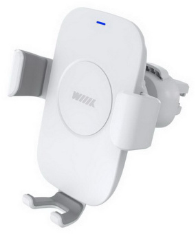 Держатель Wiiix CW-70V-GRAV-W беспров.з/у. белый для смартфонов от магазина РЭССИ