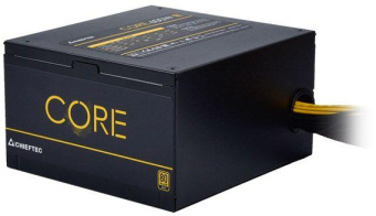 Блок питания Chieftec ATX 600W CORE BBS-600S-Bulk 80+ gold 24pin APFC 120mm fan 6xSATA от магазина РЭССИ