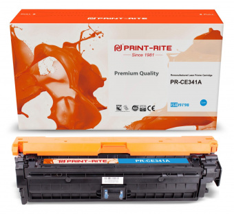 Картридж лазерный Print-Rite TRHE95CPU1J PR-CE341A CE341A голубой (16000стр.) для HP CLJ M775 от магазина РЭССИ
