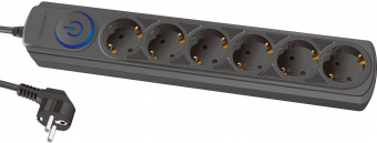 Сетевой фильтр Ippon BK-6-EU-5-10-B 5м (6 розеток) черный (коробка) от магазина РЭССИ