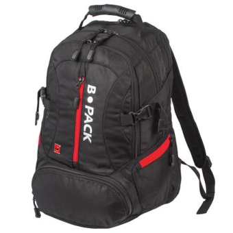 Рюкзак GERMANIUM S-03 с отделением для ноутбука увеличенный объем черный 46х32х26 см 226949 от магазина РЭССИ