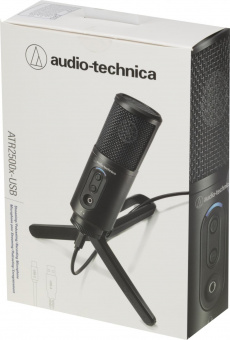 Микрофон проводной Audio-Technica ATR2500x-USB 2м черный от магазина РЭССИ