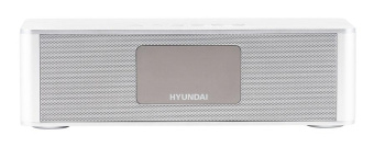 Радиобудильник Hyundai H-RCL360 белый LCD подсв:белая часы:цифровые FM от магазина РЭССИ