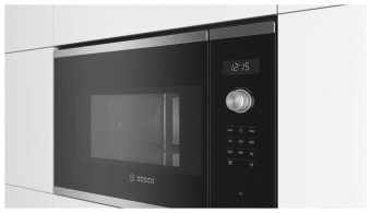 Микроволновая печь Bosch BFL554MS0 25л. 900Вт нержавеющая сталь/черный (встраиваемая) от магазина РЭССИ