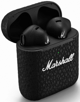 Гарнитура вкладыши Marshall Minor III черный беспроводные bluetooth в ушной раковине (1005983) от магазина РЭССИ