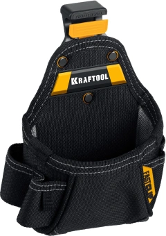 Поясная сумка 150x190 мм с быстросъёмным креплением KRAFTOOL FastClip KP-5  5 карманов и петель 38778 от магазина РЭССИ