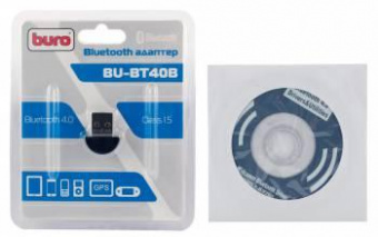 Адаптер USB Buro BU-BT40B Bluetooth 4.0+EDR class 1.5 20м черный от магазина РЭССИ