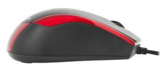 Мышь A4Tech V-Track Padless N-400 черный/красный оптическая (1000dpi) USB (3but) от магазина РЭССИ