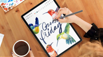 Стилус Samsung S Pen для Samsung Galaxy Tab S9 FE/Tab S9 FE+ серый (EJ-PX510BJEGRU) от магазина РЭССИ