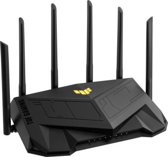 Маршрутизатор Asus TUF-AX6000 AX6000 2.5GE/USB3.0 компл.:устройство/крепления/адаптер черный (упак.:1шт) от магазина РЭССИ